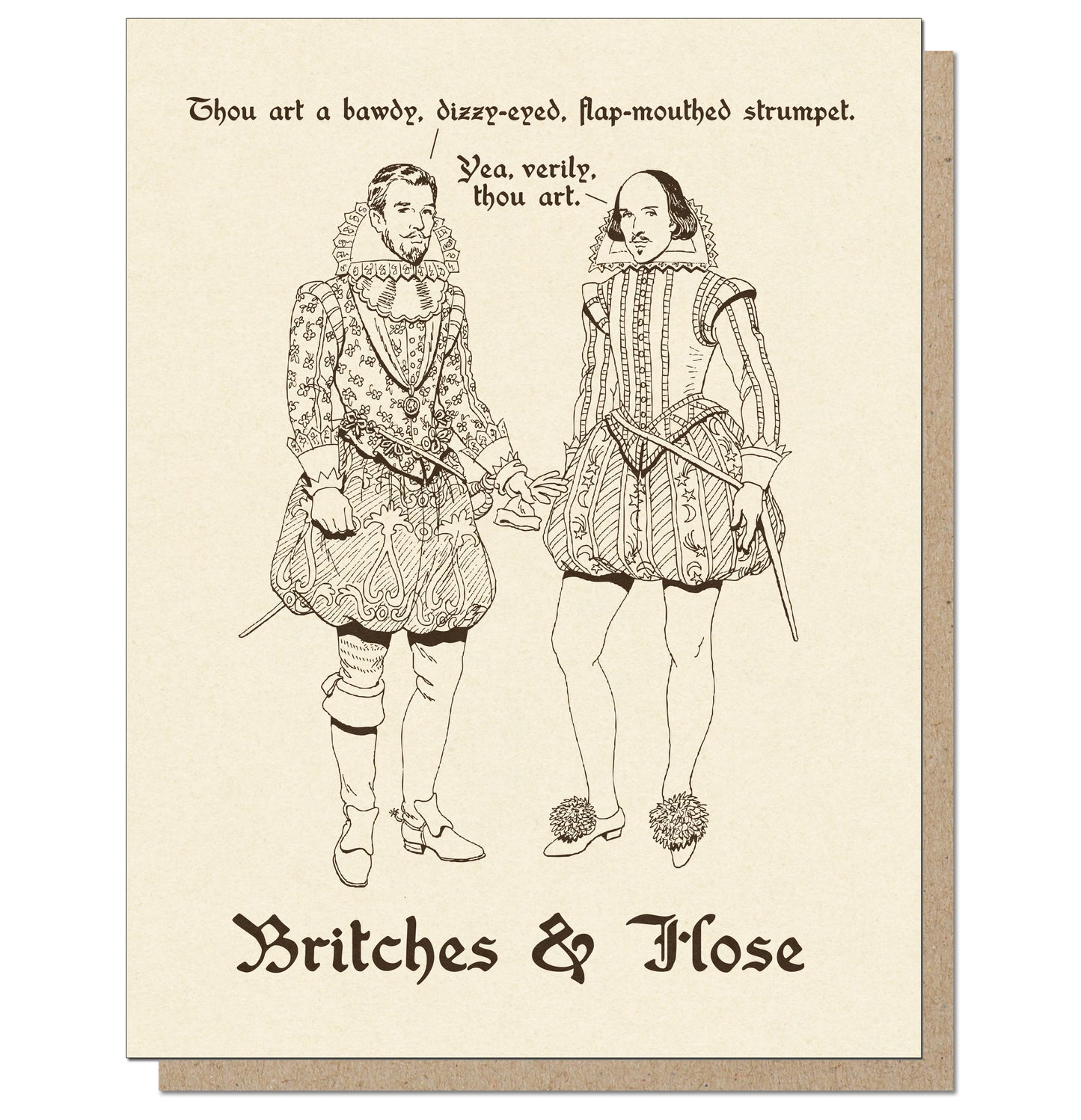 Britches & Hose. Series Original. Greeting Card