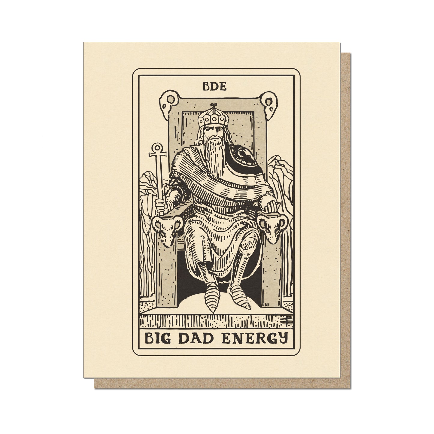 Big Dad Energy Fathers Day Card