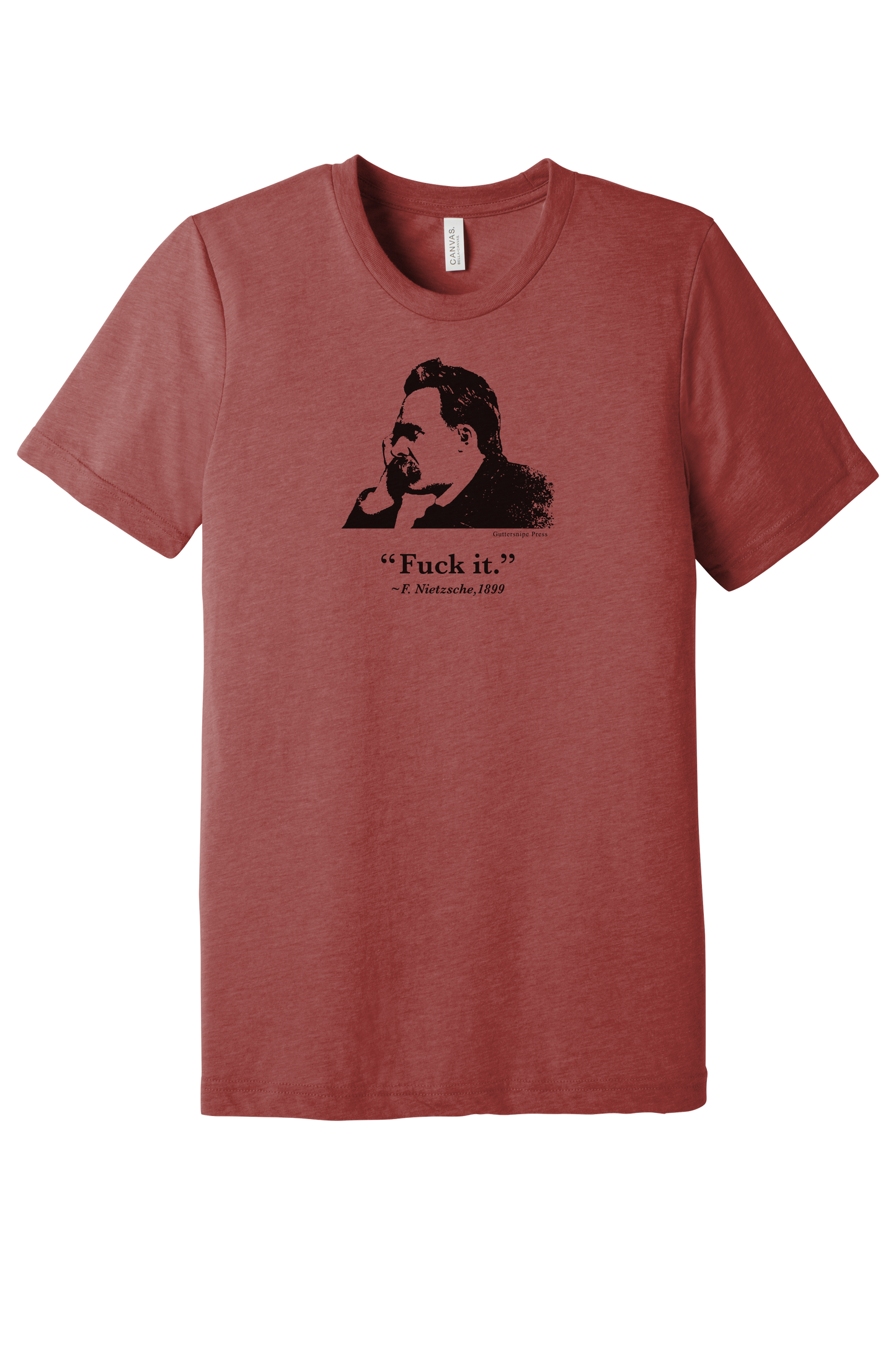 "Fuck It" Nietzsche Tri-Blend T-Shirt