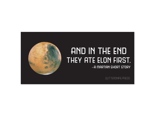 Martian Short Story Sticker