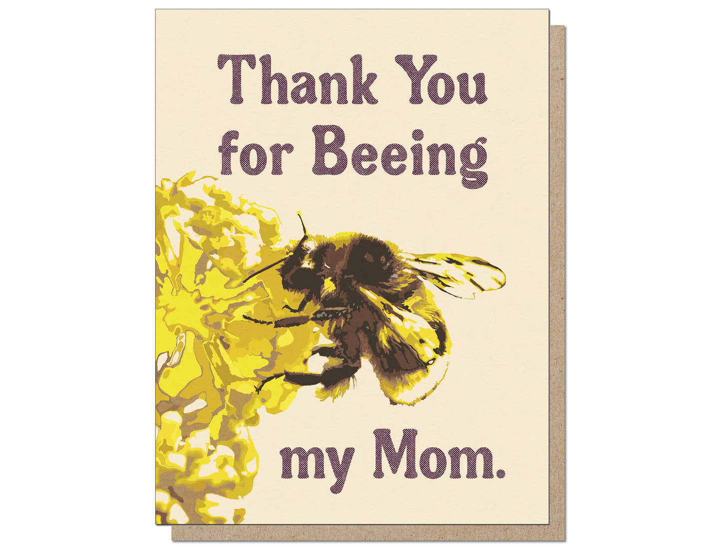 Thank You For Beeing My Mom Mother's Day Card