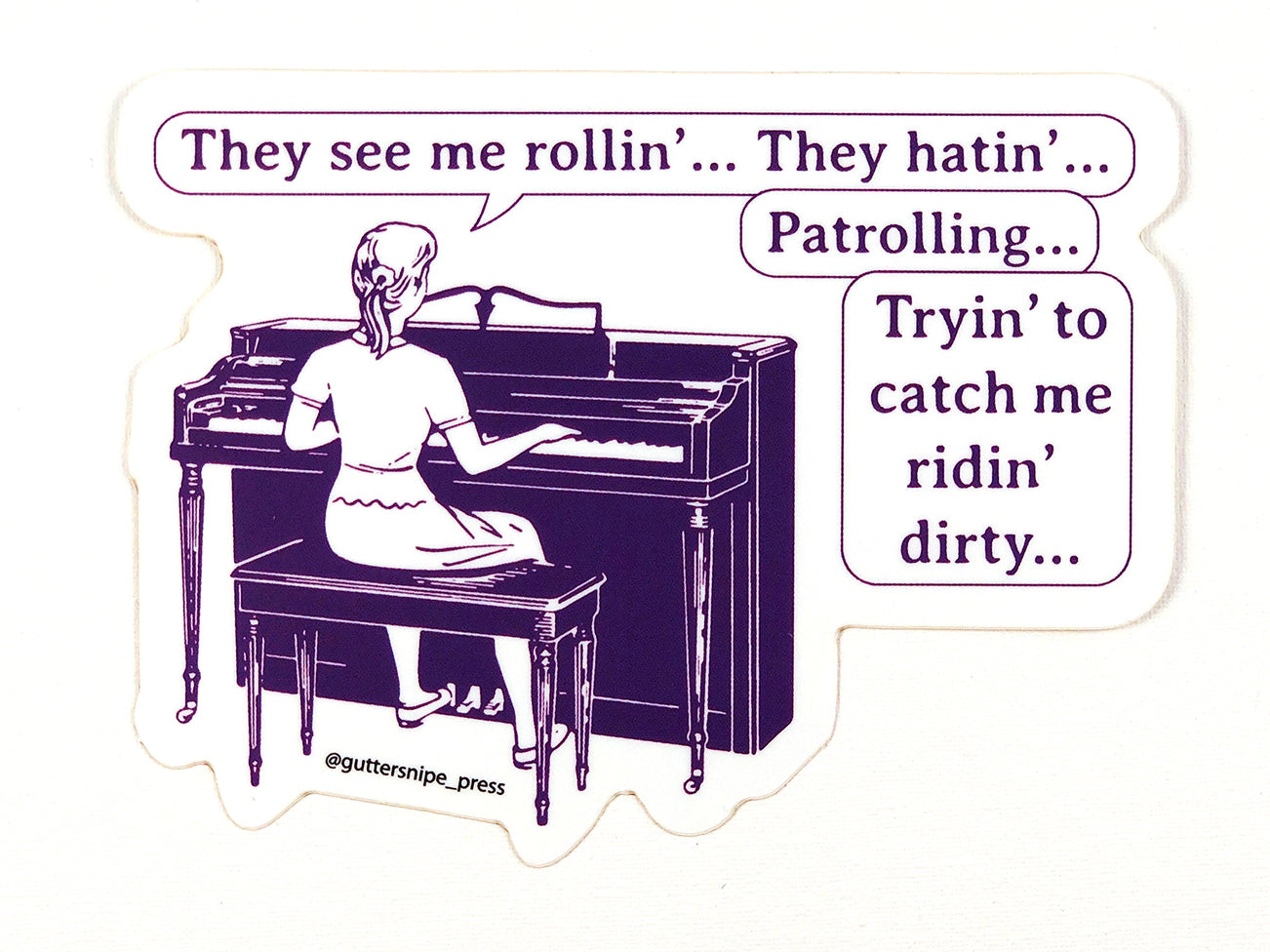 Ridin Dirty Sticker