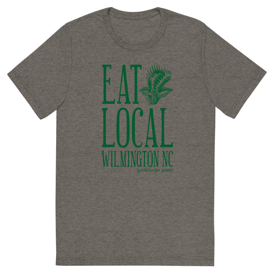 Eat Local Venus Flytrap Wilmington NC Tshirt