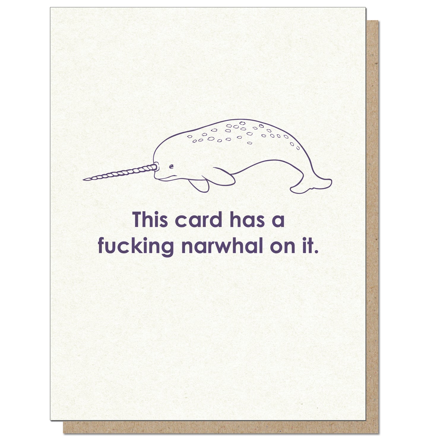 A Fucking Narwhal On It