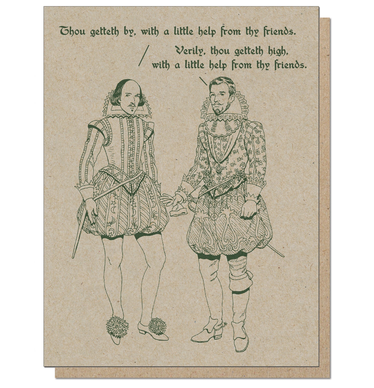 High With a Little Help - Britches and Hose Greeting Card