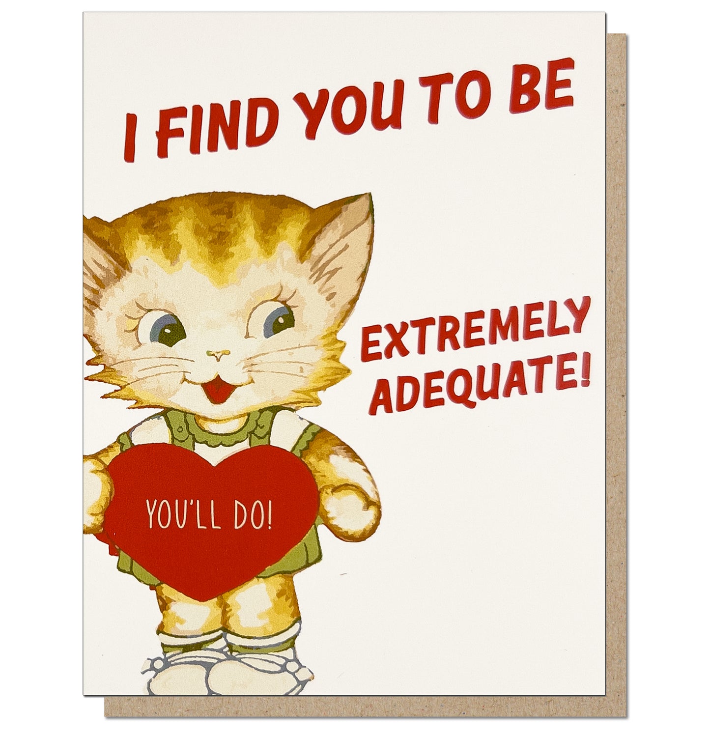 Adequate Valentine Card