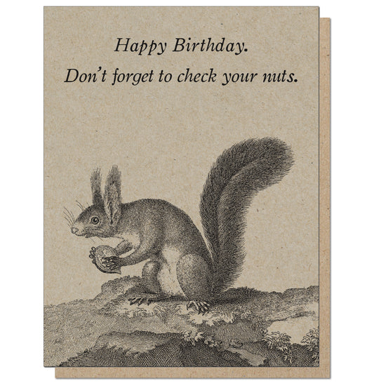 Check Your Nuts. Men's Health Birthday