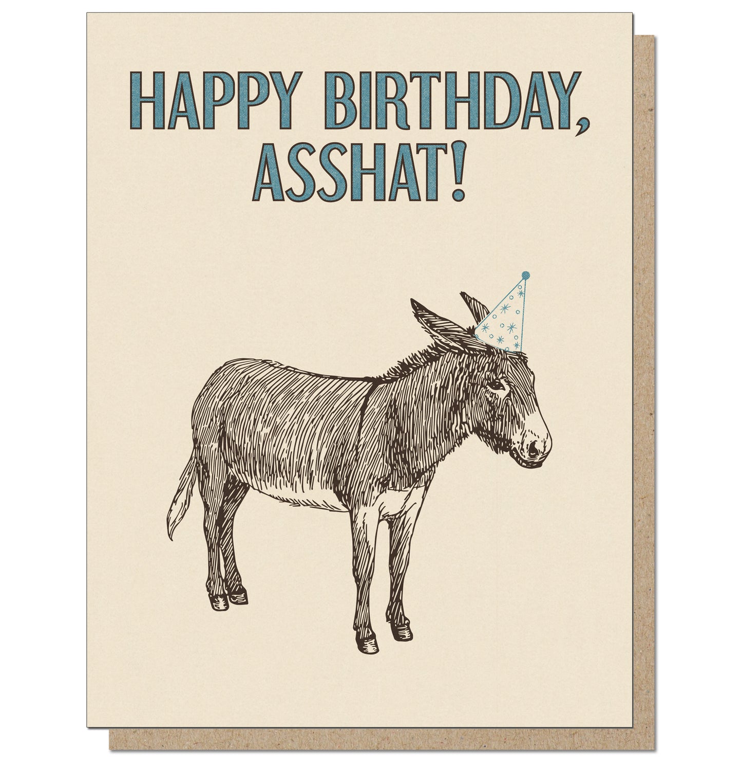 Happy Birthday Asshat Birthday Card