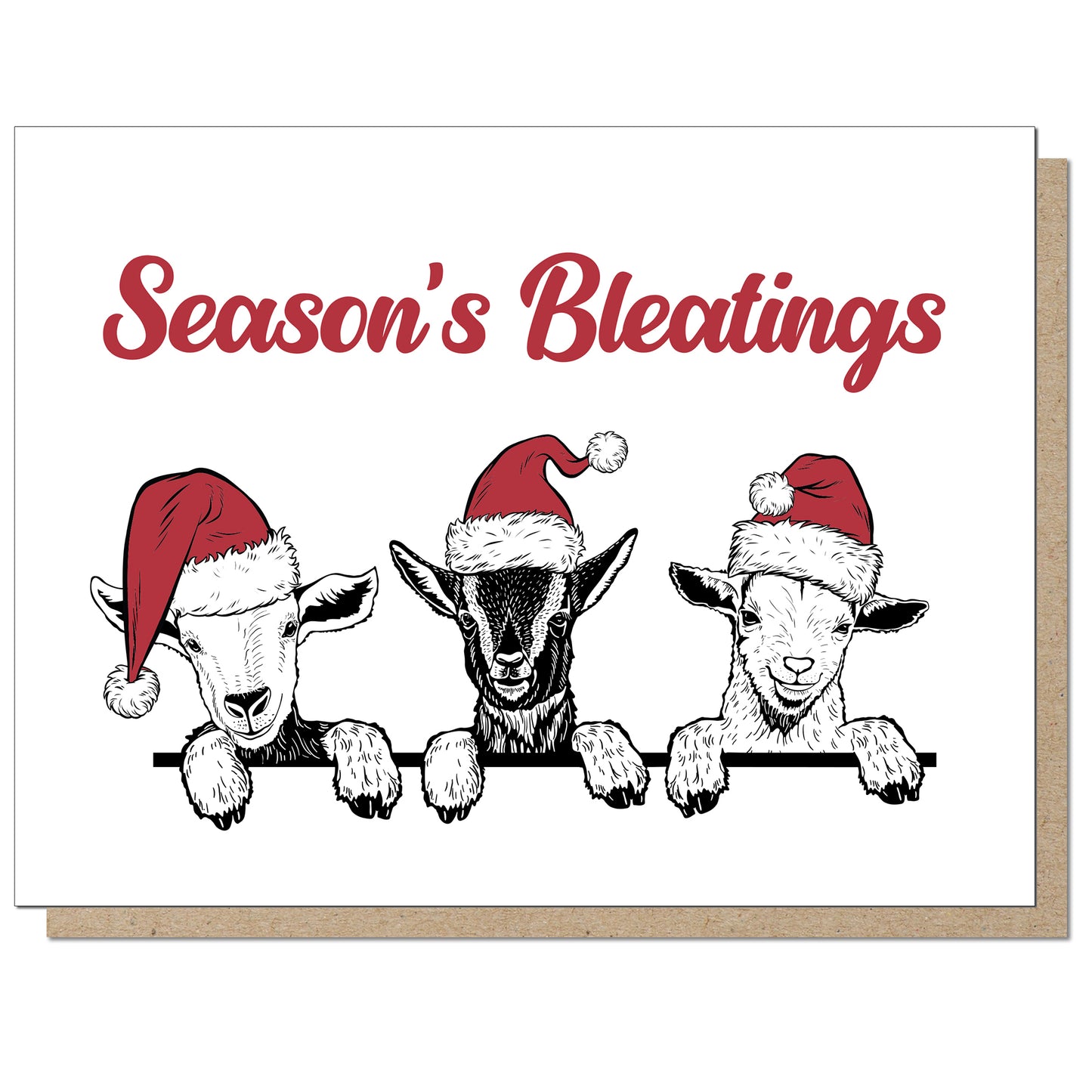 Season's Bleatings Holiday Card