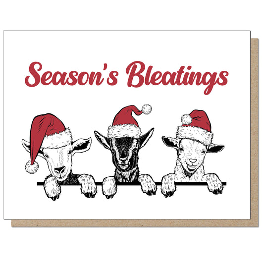 Season's Bleatings Holiday Card