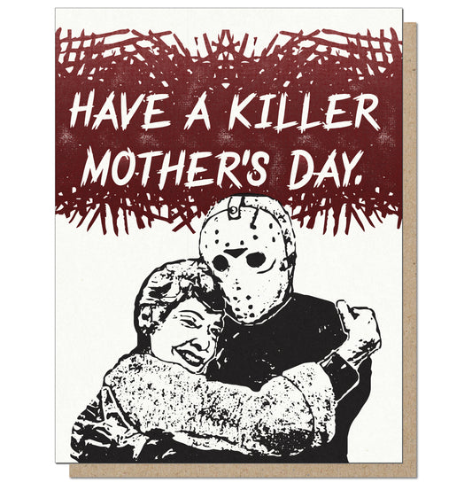 Killer Mother's Day - 80s Horror Movie Mother's Day Greeting Card.