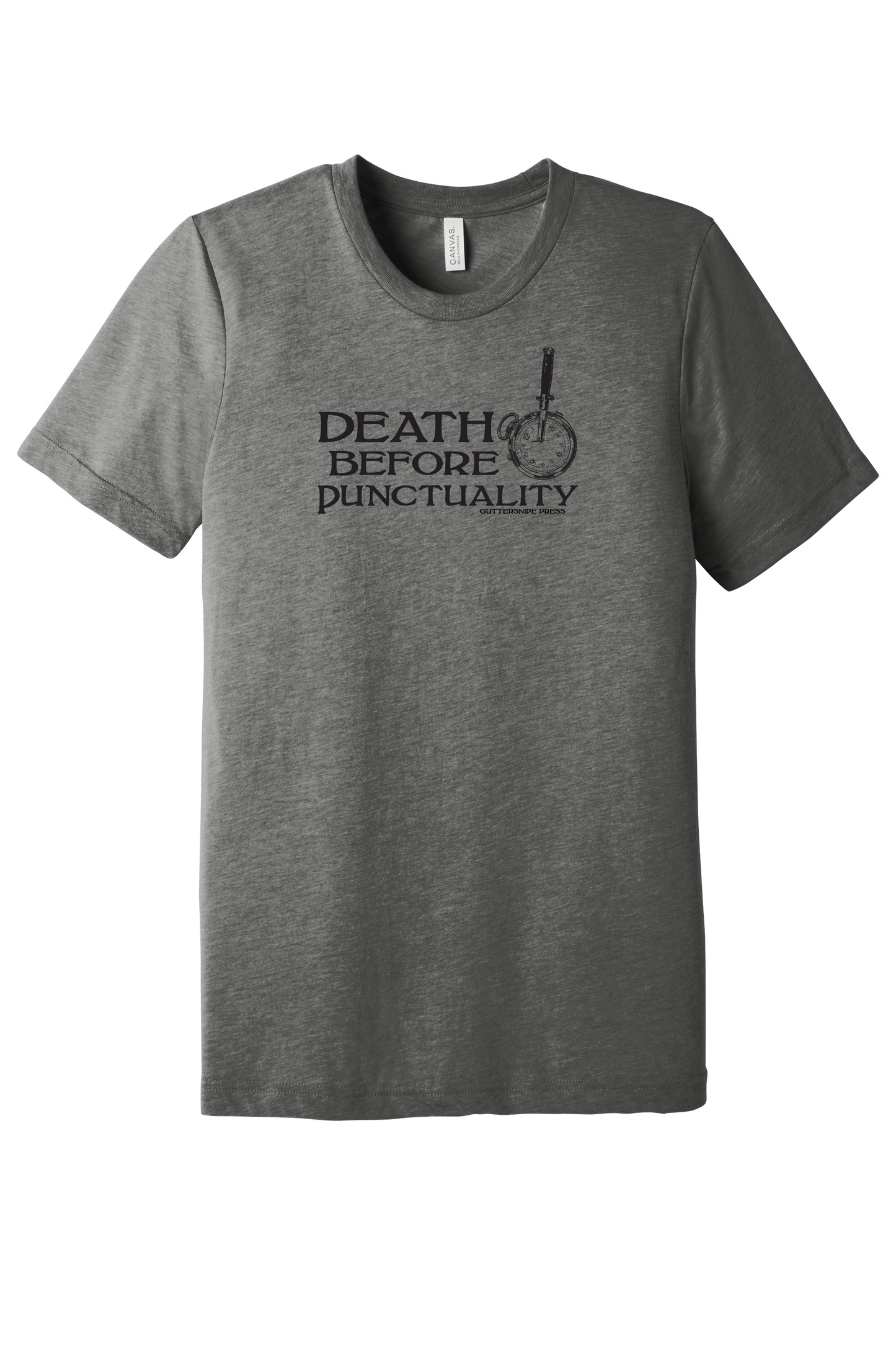 Death Before Punctuality Tri-Blend T-Shirt