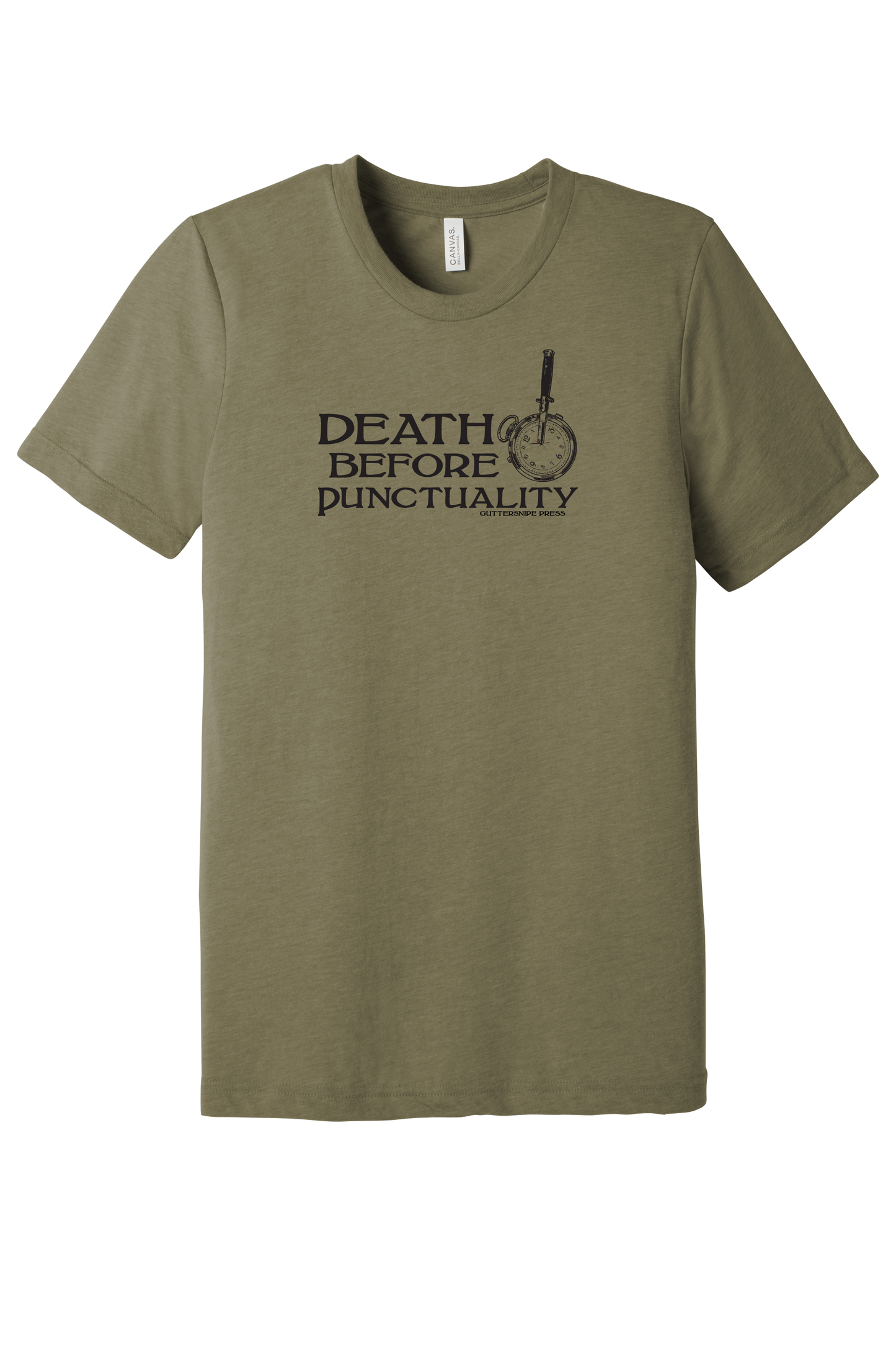 Death Before Punctuality Tri-Blend T-Shirt