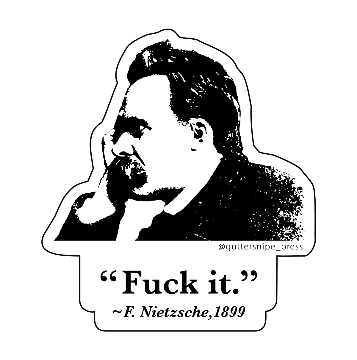 Nietzsche Sticker