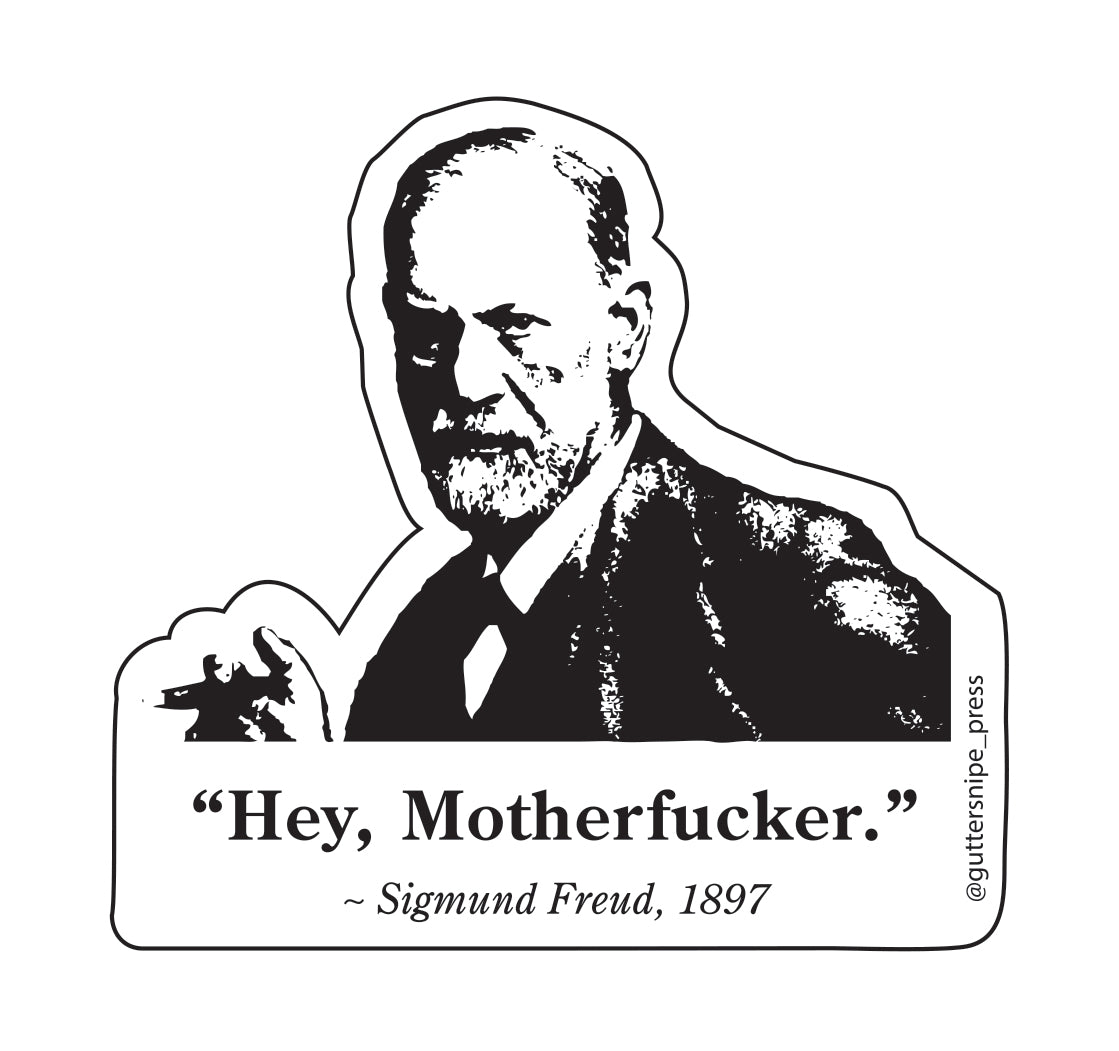 Freud Vinyl Sticker