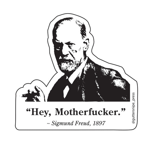 Freud Vinyl Sticker