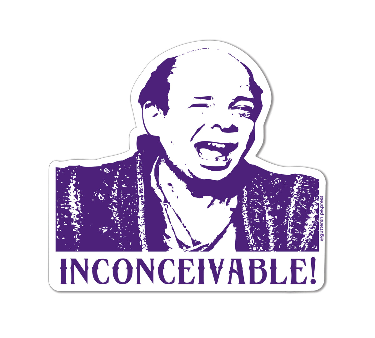 Inconceivable Sticker – Guttersnipe Press