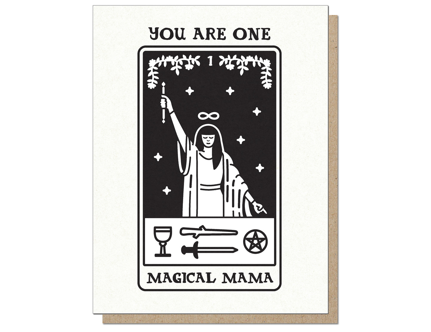 Magical Mama Funny Tarot Mother's Day Card