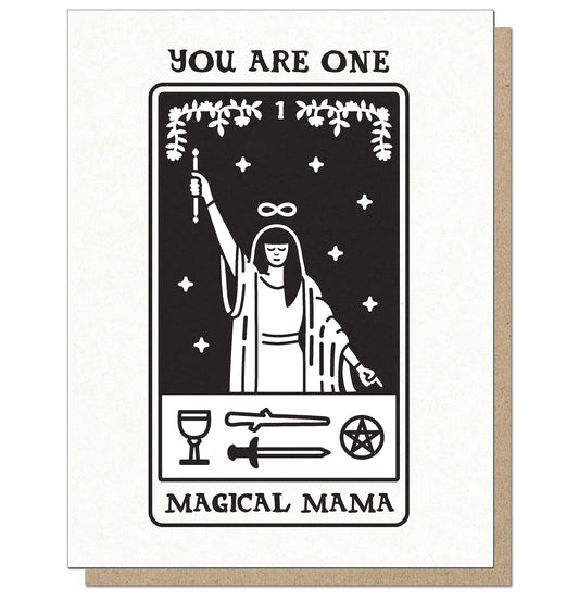 Magical Mama Funny Tarot Mother's Day Card