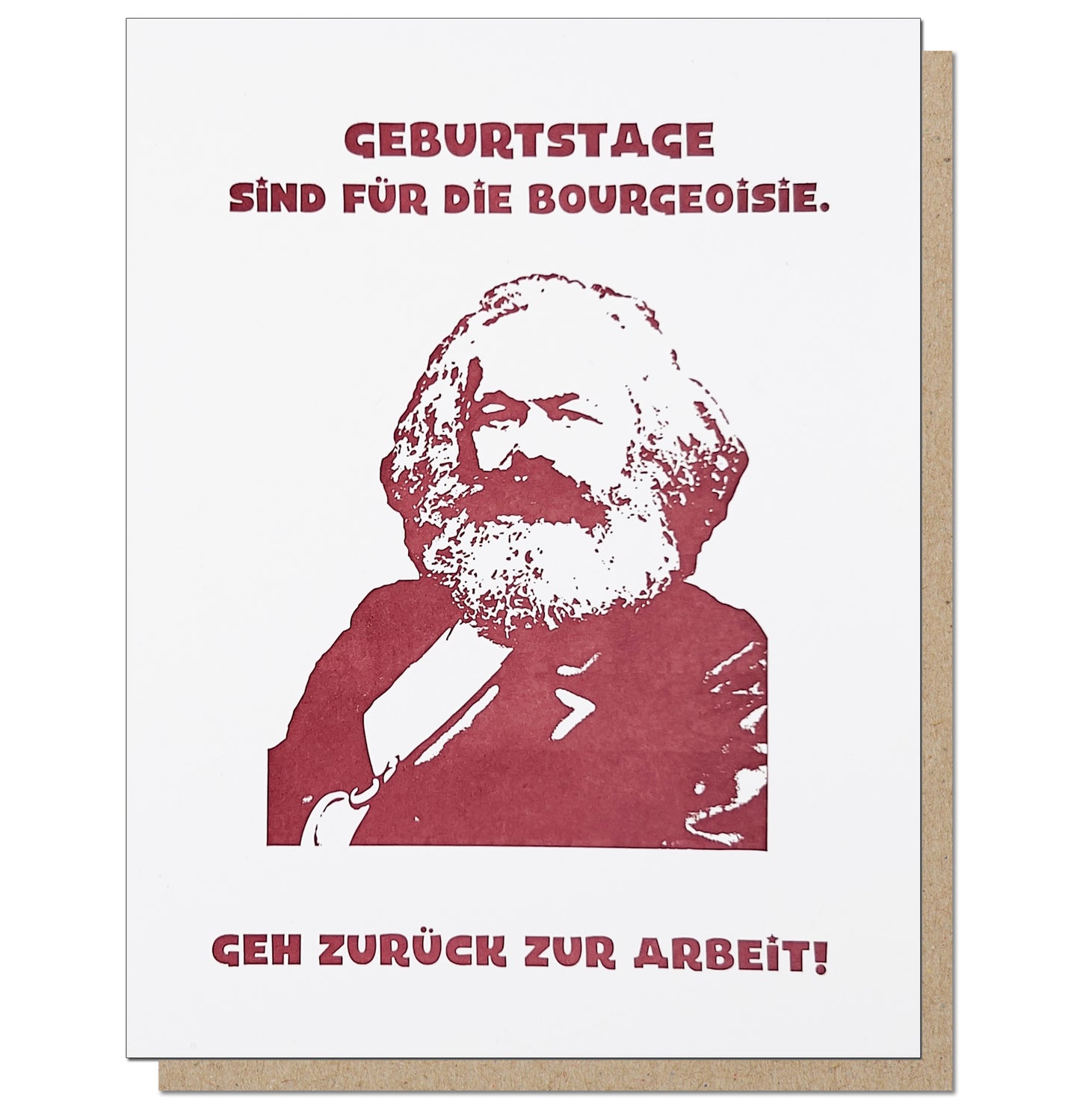Marx Birthday Language Edition Card