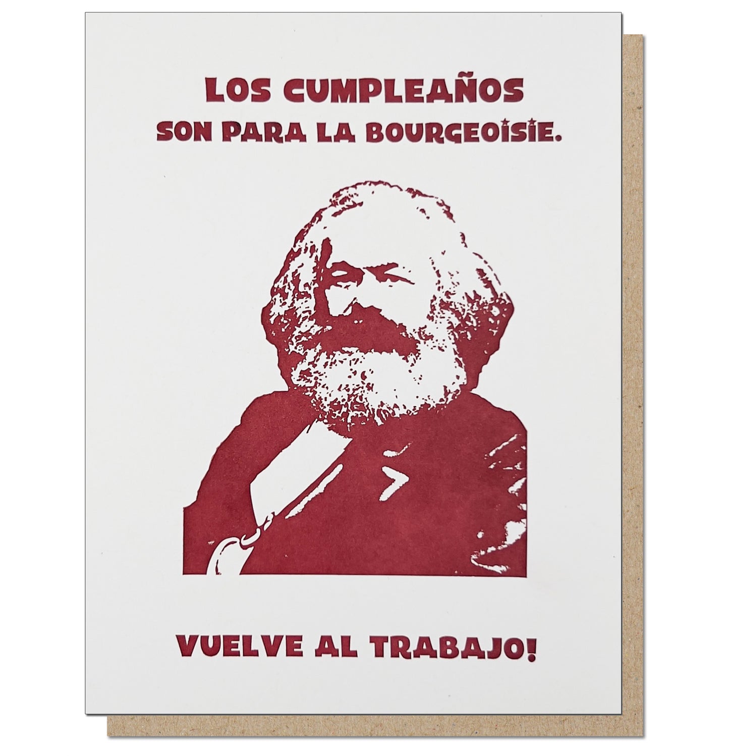 Marx Birthday Language Edition Card
