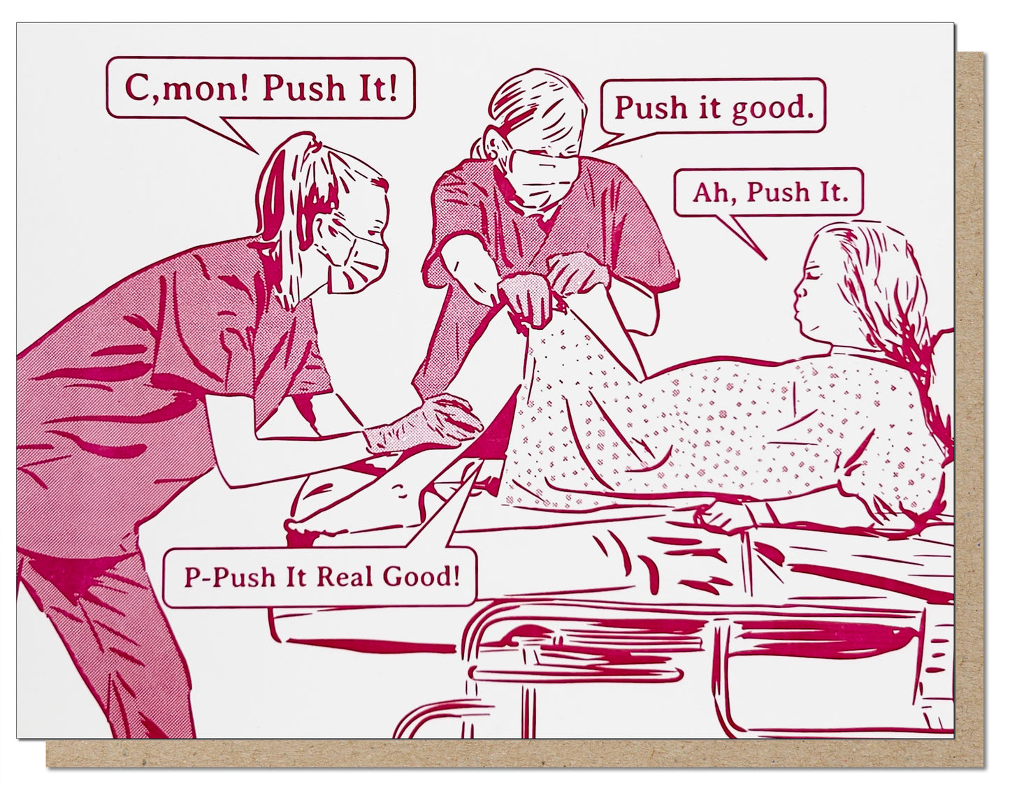 Push Card Game: Push it, push it real good — but don't bust! 