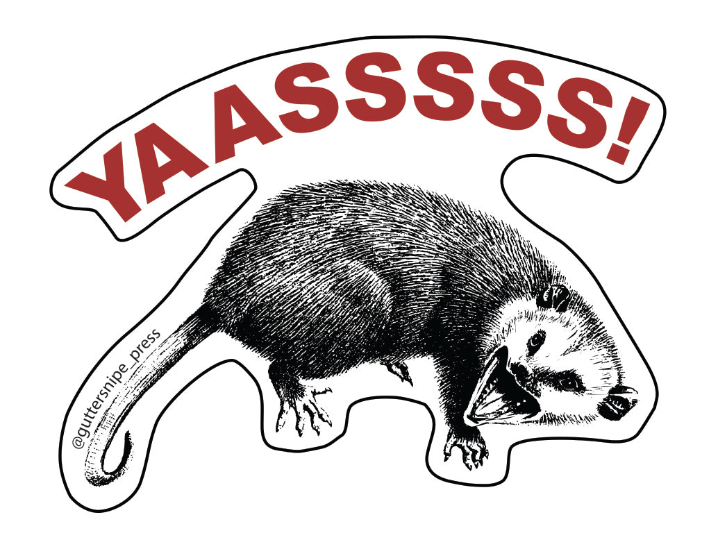 Yass Possum Sticker