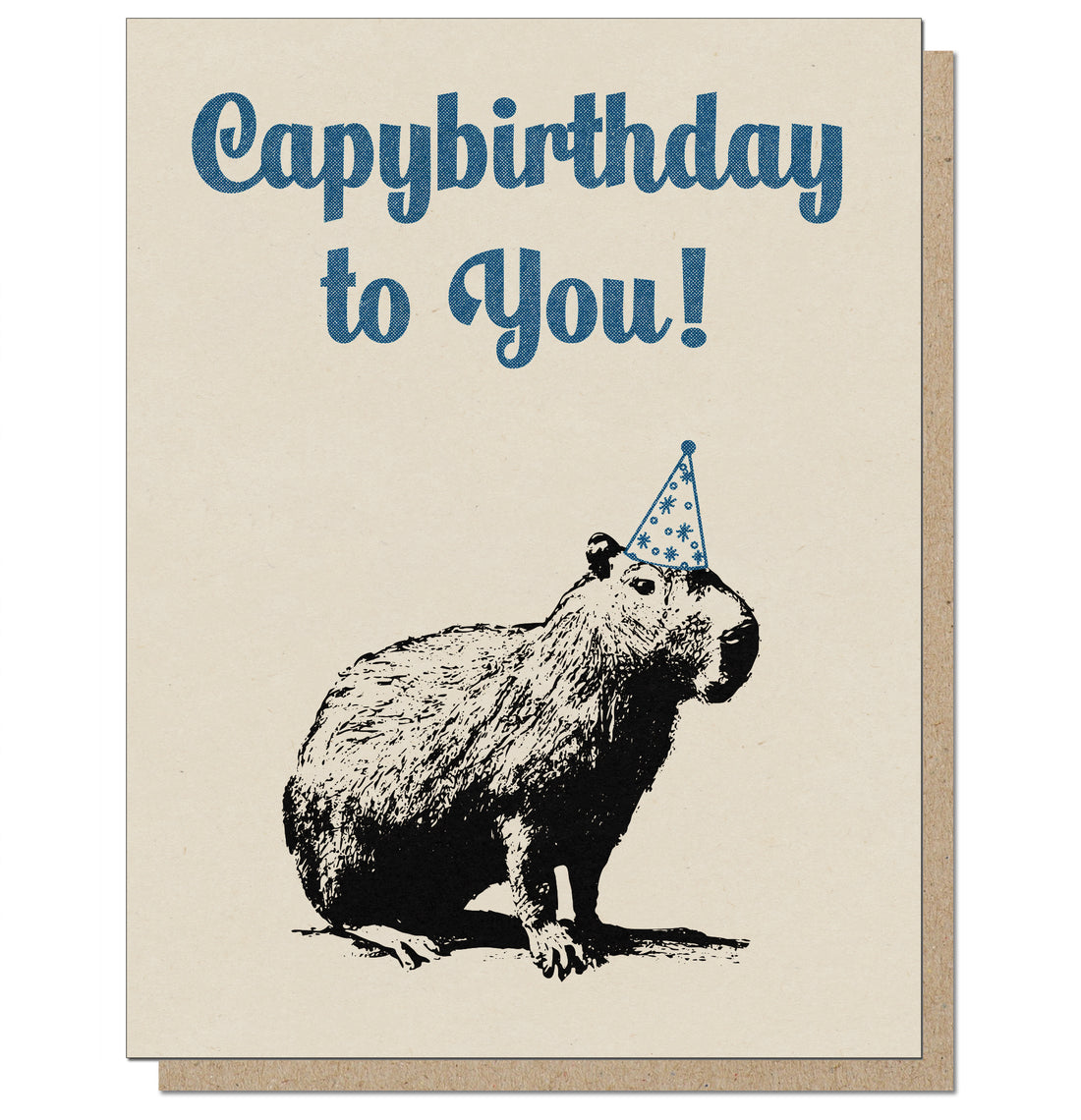Capybirthday to You Birthday Card Guttersnipe Press