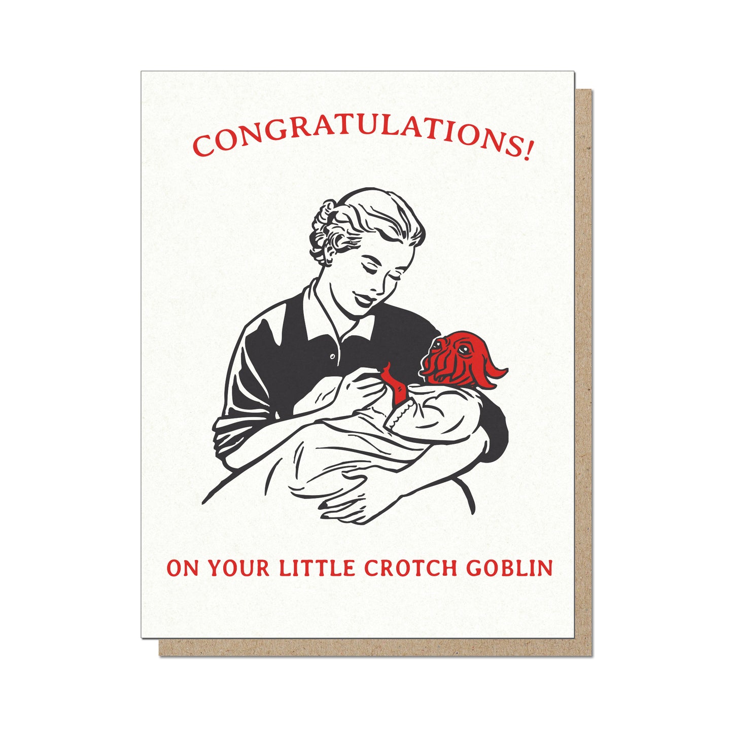 Crotch Goblin Baby Card