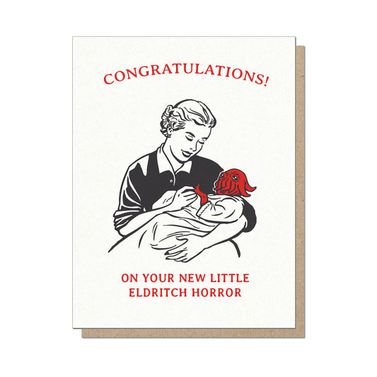 Eldritch Horror New Baby Card