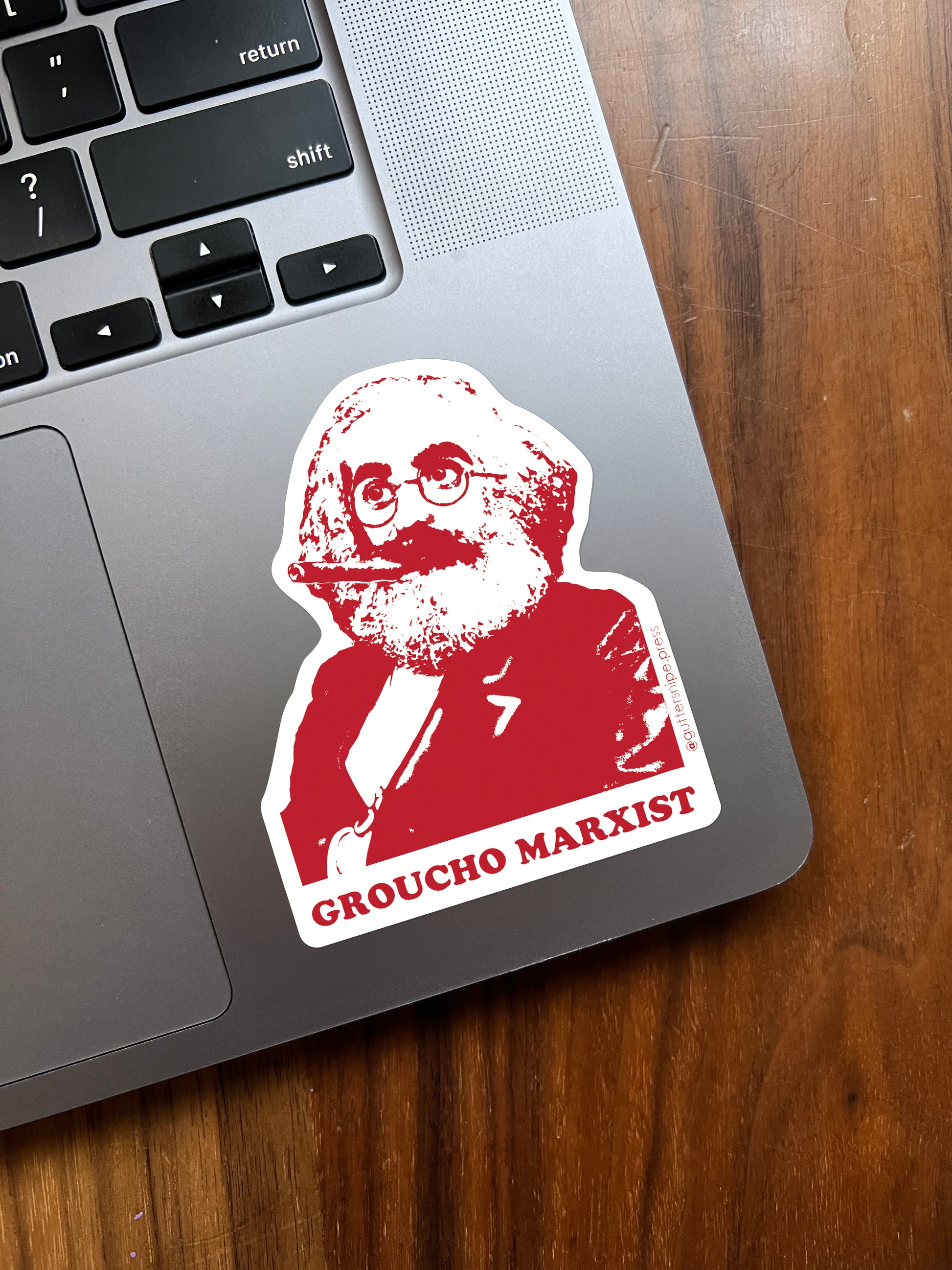 Groucho Marxist Sticker – Guttersnipe Press