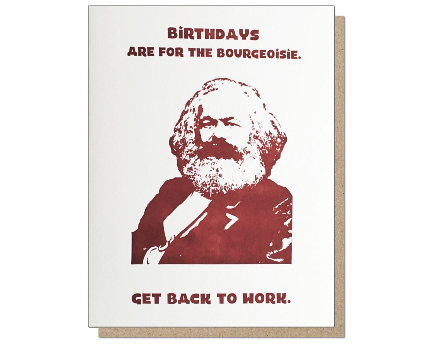 Marx Birthday Language Edition Card