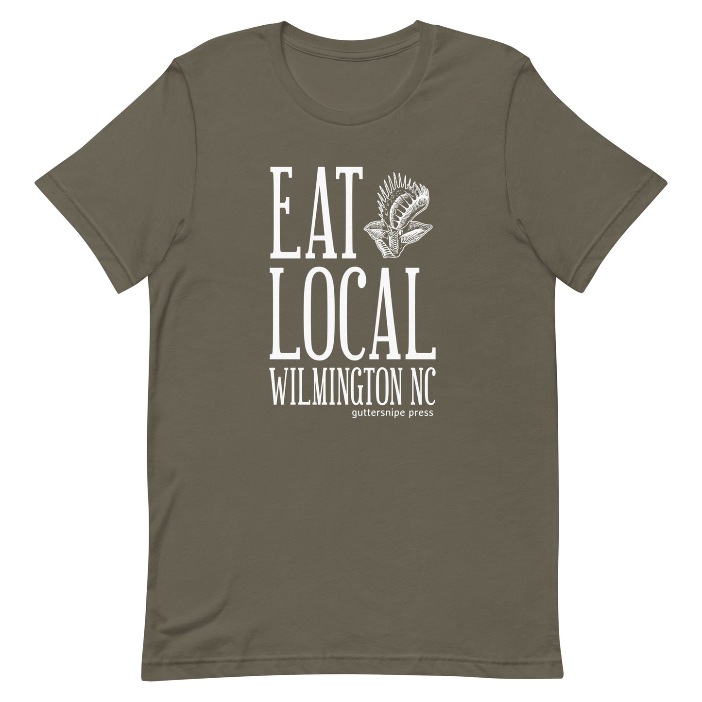 Eat Local Wilmington NC Venus Flytrap Tshirt