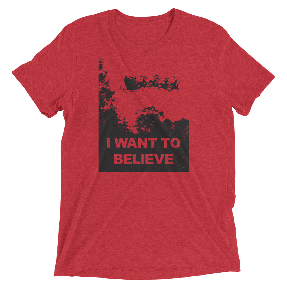 I Want To Believe Xmas Files Tshirt