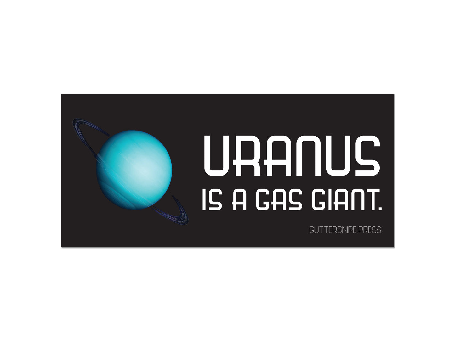 Uranus Gas Giant Sticker