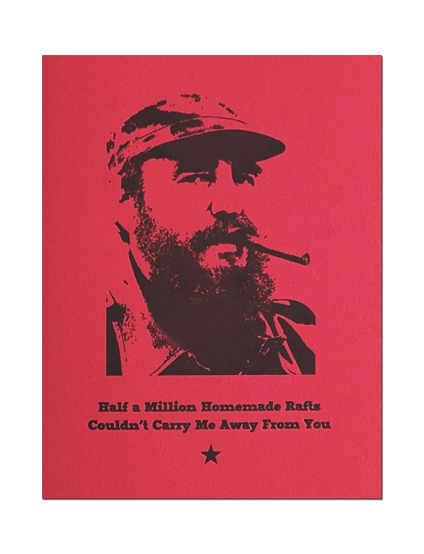 Castro Rafts Letterpress Romantic Card