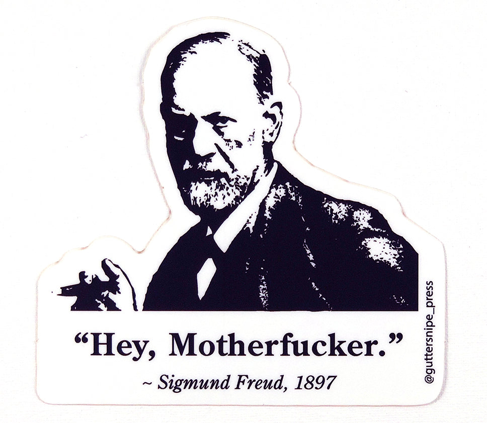Freud Vinyl Sticker