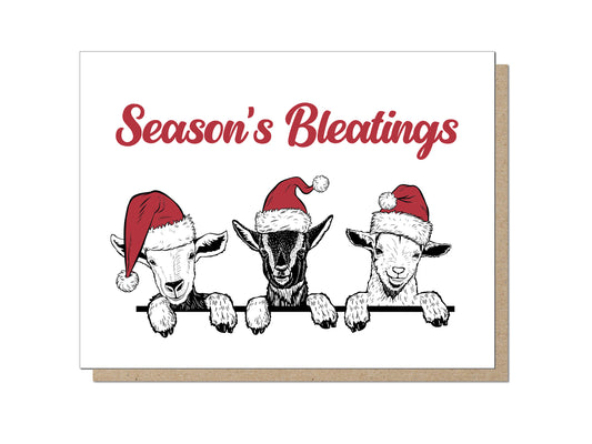 Season's Bleatings Holiday Card
