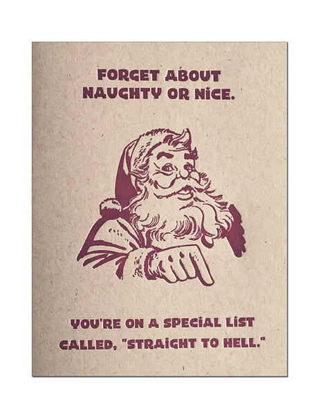 Straight to Hell Santa