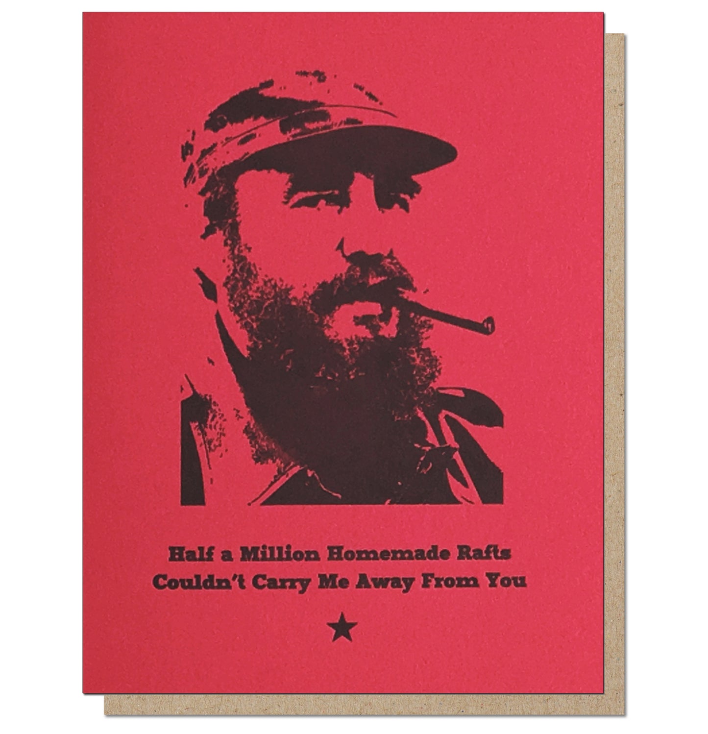 Castro Rafts Letterpress Romantic Card