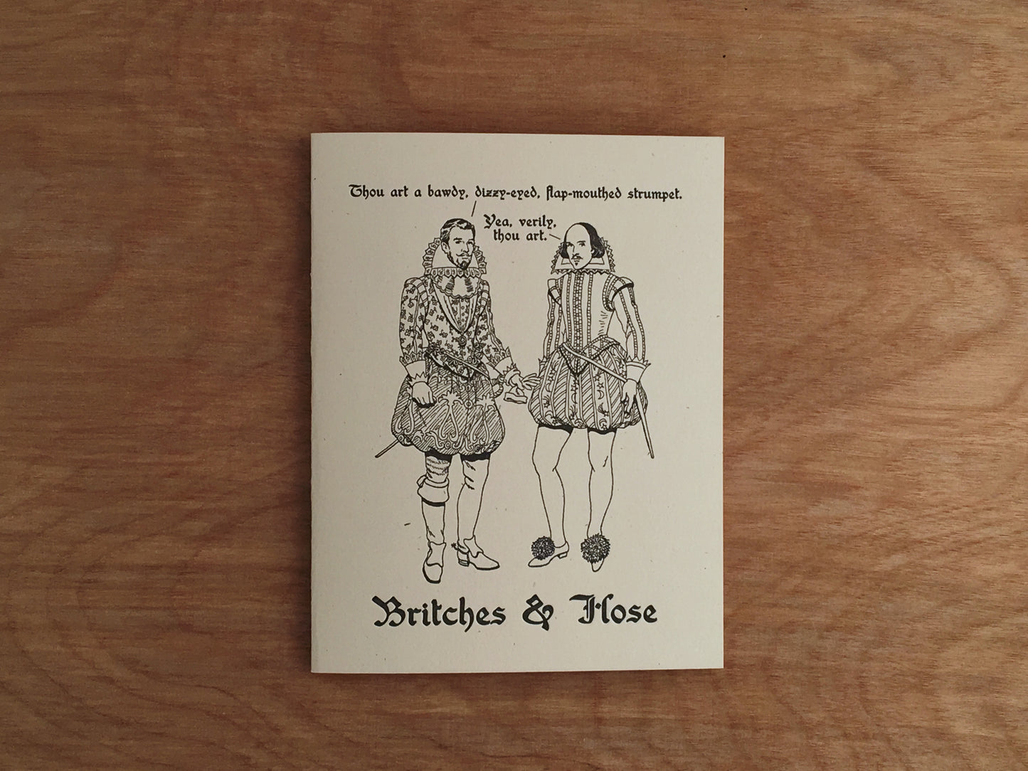 Britches & Hose. Series Original. Letterpress Greeting Card.