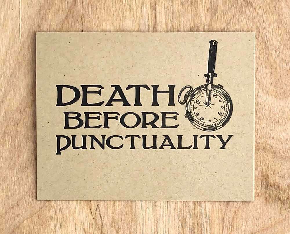 Death Before Punctuality